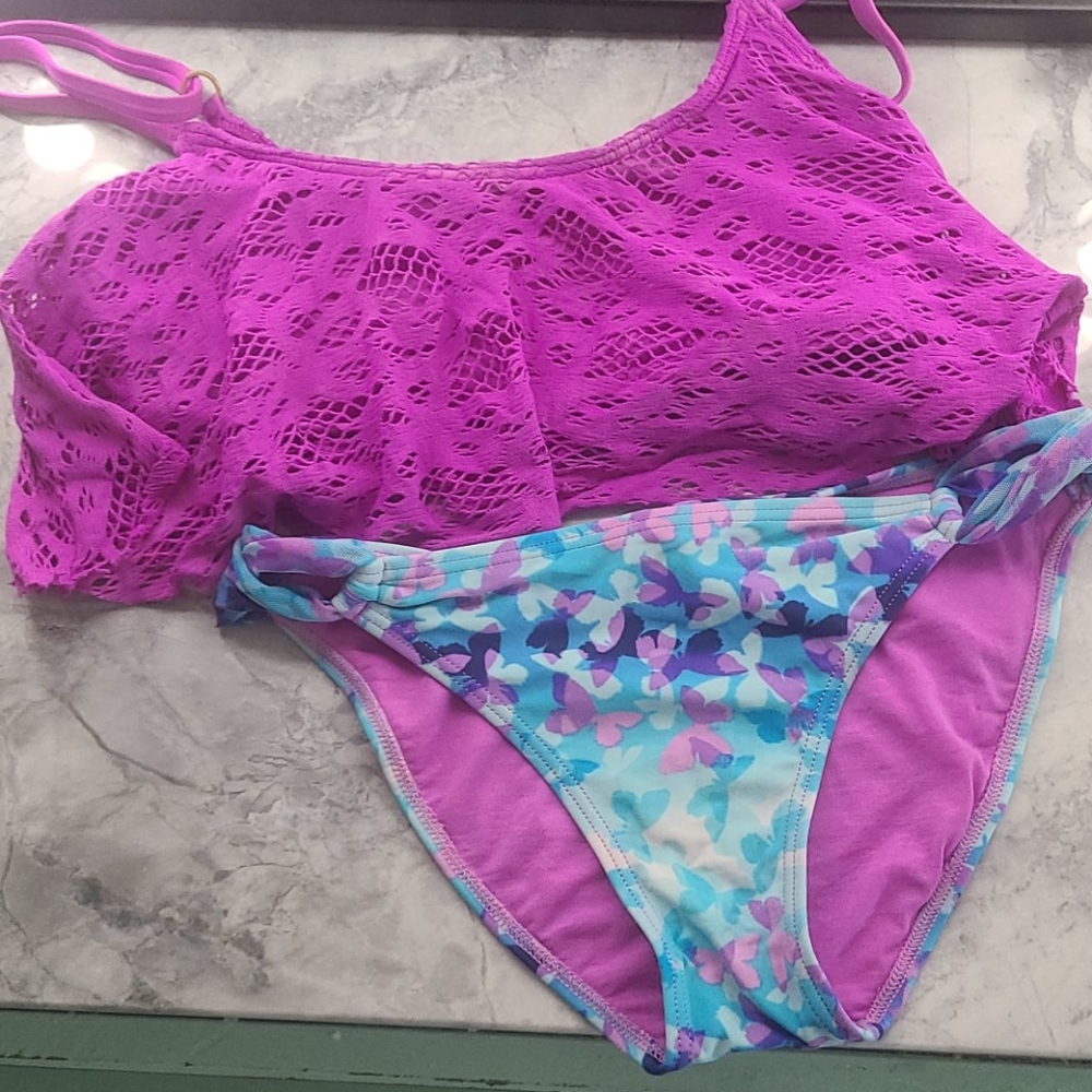 Purple swimsuit